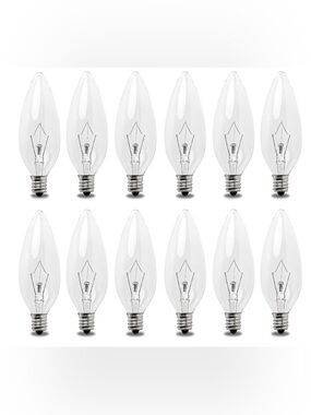 Seentech 12 Pack 25W 120V E12 Base, New In Box